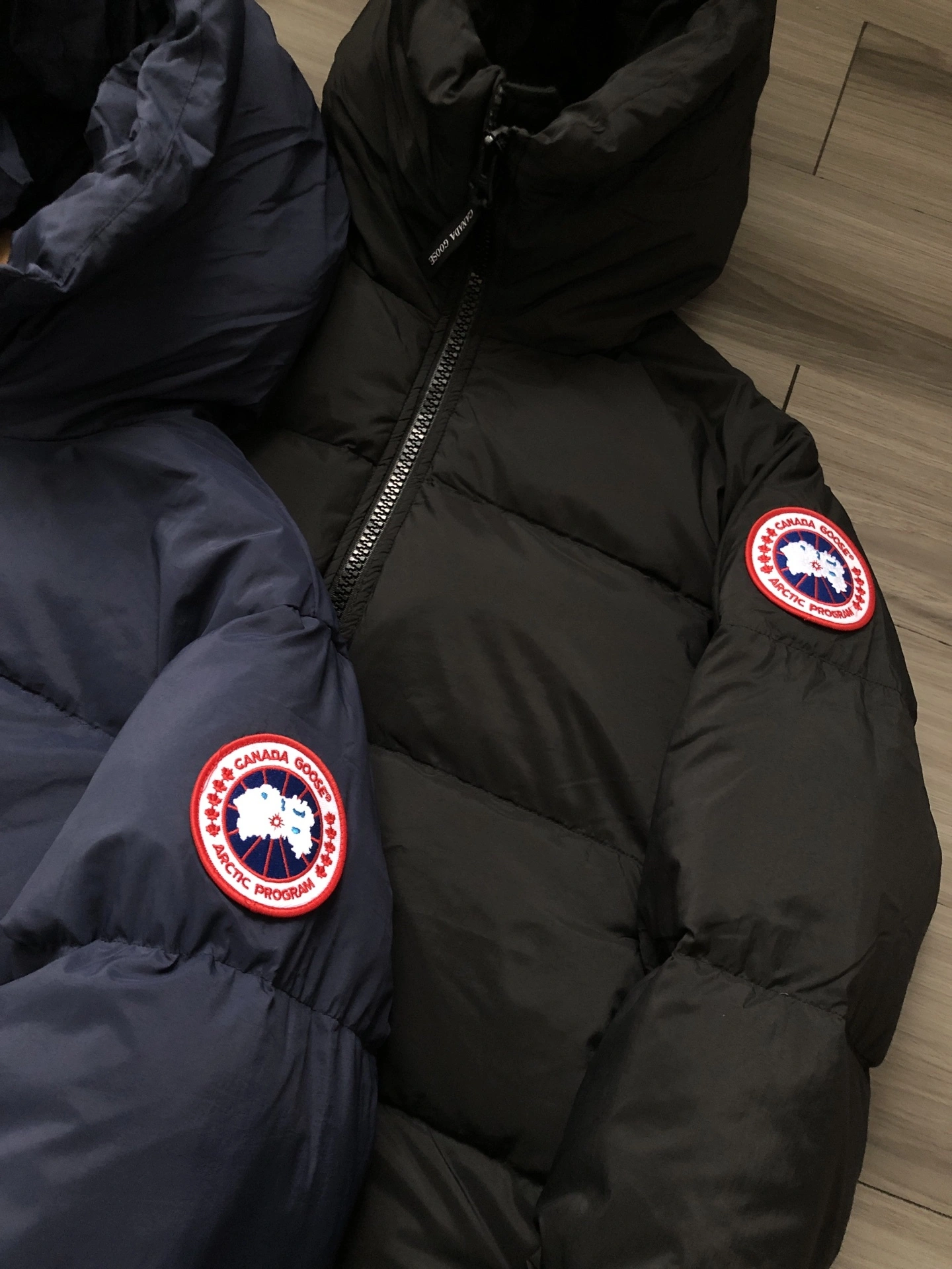 wg.luxury- 6oos5 LAWRENCE PUFFER Everett Down jacket 90 white duck down embroidery 2colour item:E-F524J3004-2